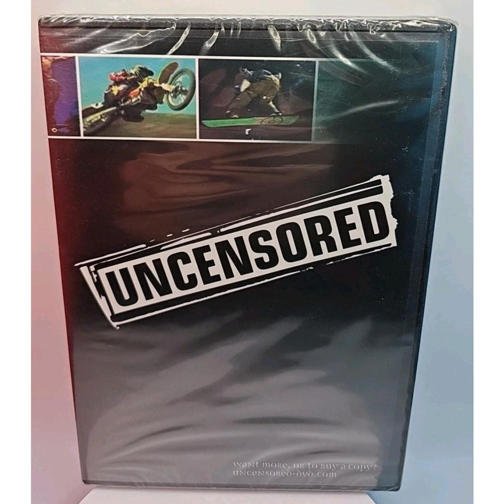 Uncensored: Moto, Boarding, Skate & Surf (DVD, 2005) Redline Studios New Sealed